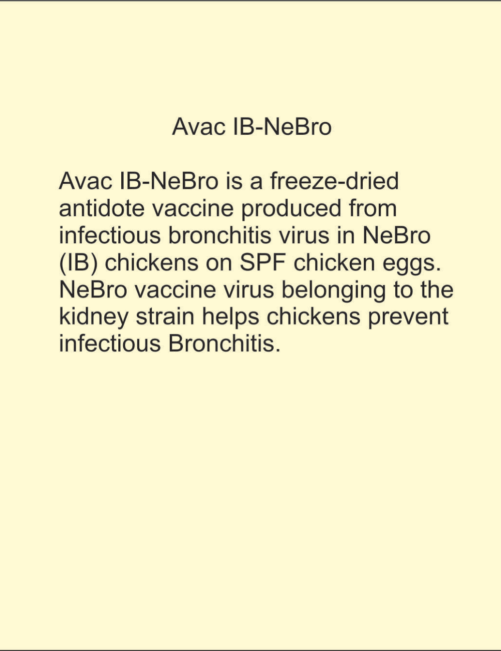 AVAC IB-NEBRO
